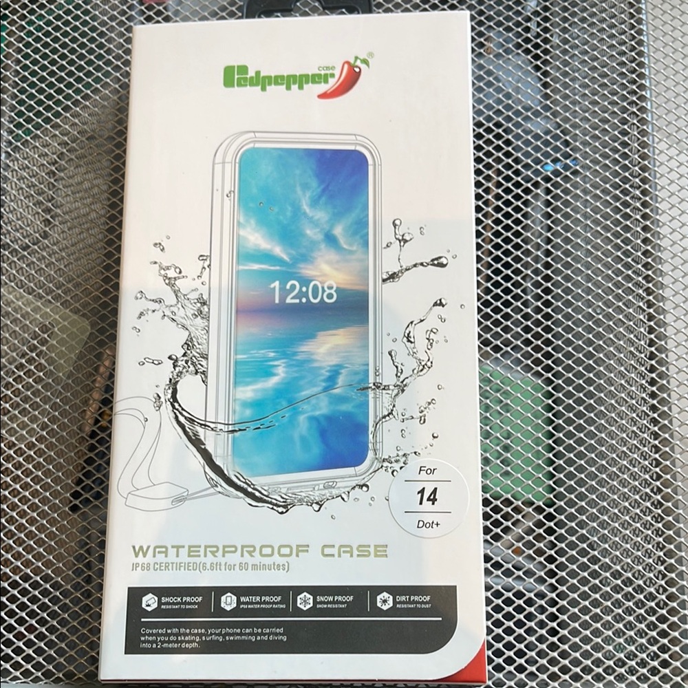 White Waterproof Phone Case